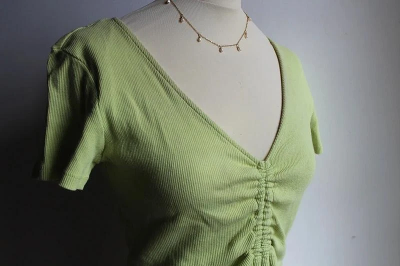 Mint green court/crop top Zara – photo 3
